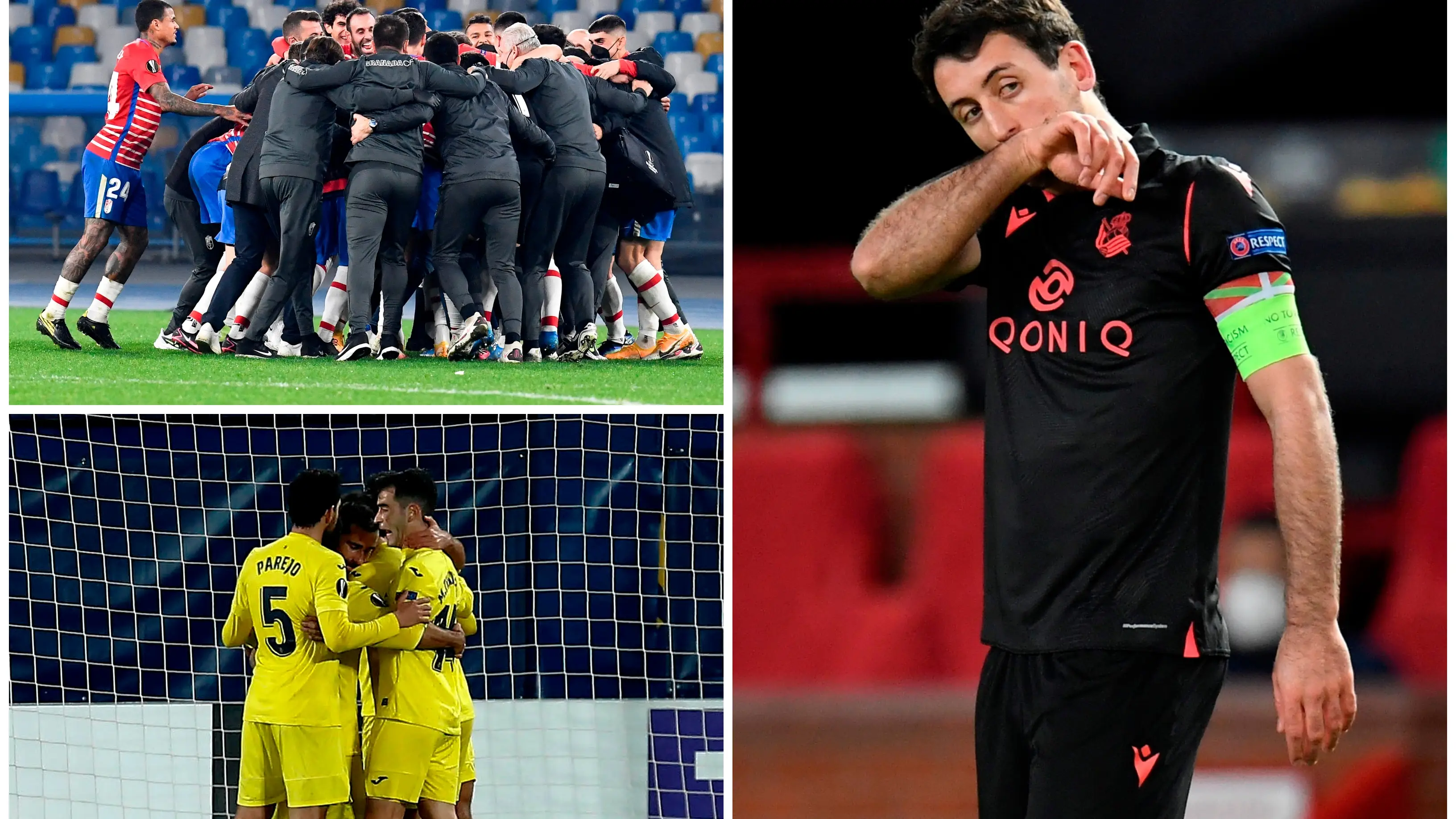 Villarreal y Granada siguen adelante en la Europa League; la Real Sociedad cae eliminada ante el United Villarreal y Granada siguen adelante en la Europa League; la Real Sociedad cae eliminada ante el United