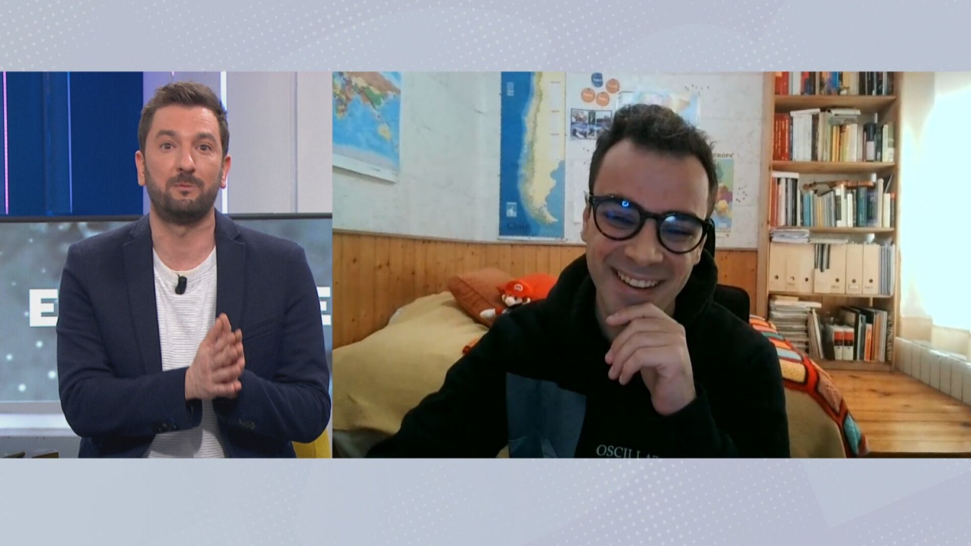 La reacci&oacute;n de Pablo D&iacute;az al quedarse a una palabra del gran rosco