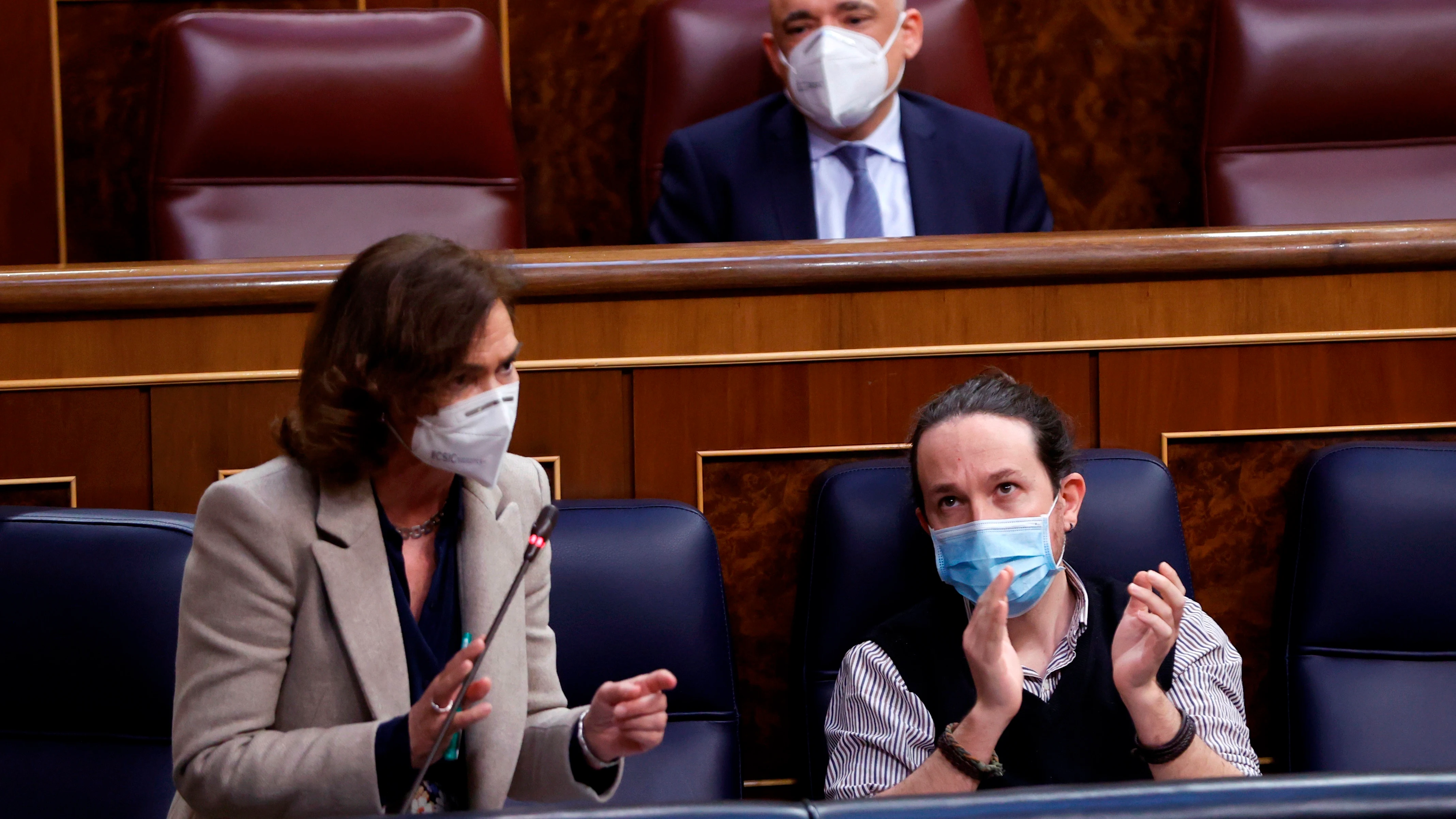 Carmen Calvo interviene durante una sesión en el Congreso de los Diputados. Carmen Calvo interviene durante una sesión en el Congreso de los Diputados.