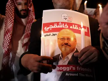 Homenaje al periodista Jamal Khashoggi. Homenaje al periodista Jamal Khashoggi.