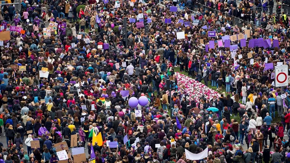 Manifestacion masiva 8M 2020