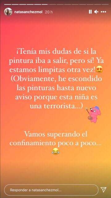 La confesión de Natalia Sánchez