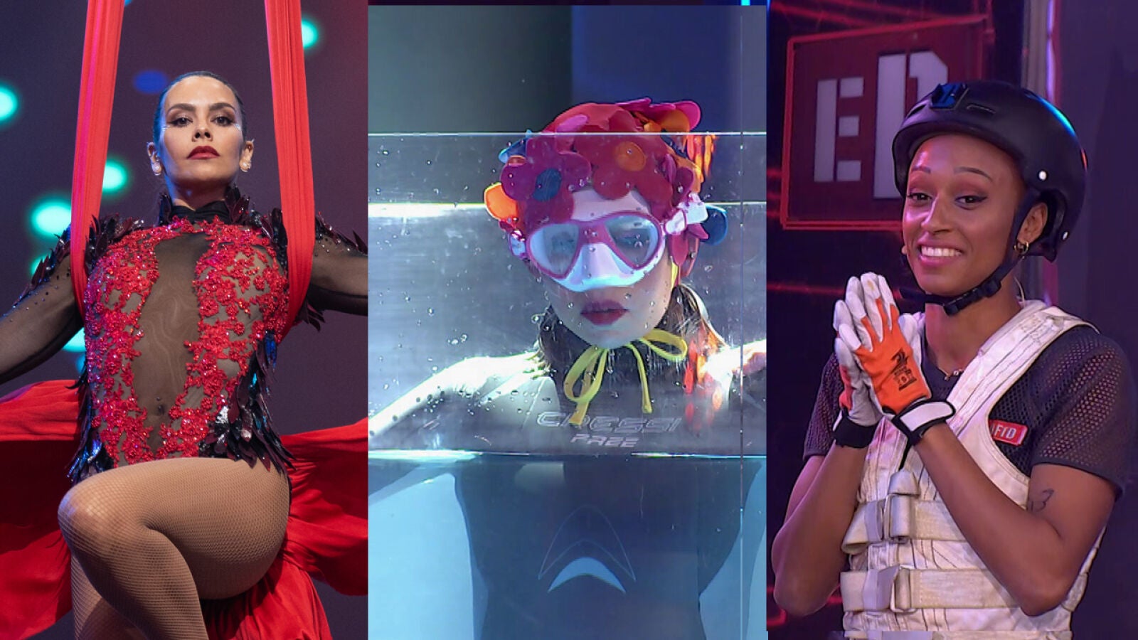 Las acrobacias de Cristina Pedroche, el pique de Ana Peleteiro con Kira Miró y la fugaz Apnea de Ágatha Ruiz de la Prada en el séptimo programa de ‘El Desafío’