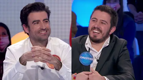 Rafa Castaño y Orestes Barbero saldan su deuda pendiente en el ‘Especial 20 aniversario Especial 20 aniversario de 'Pasapalabra'