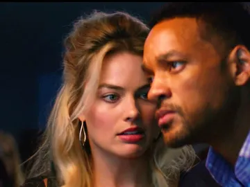 Margot Robbie y Will Smith en 'Focus' Margot Robbie y Will Smith en 'Focus'