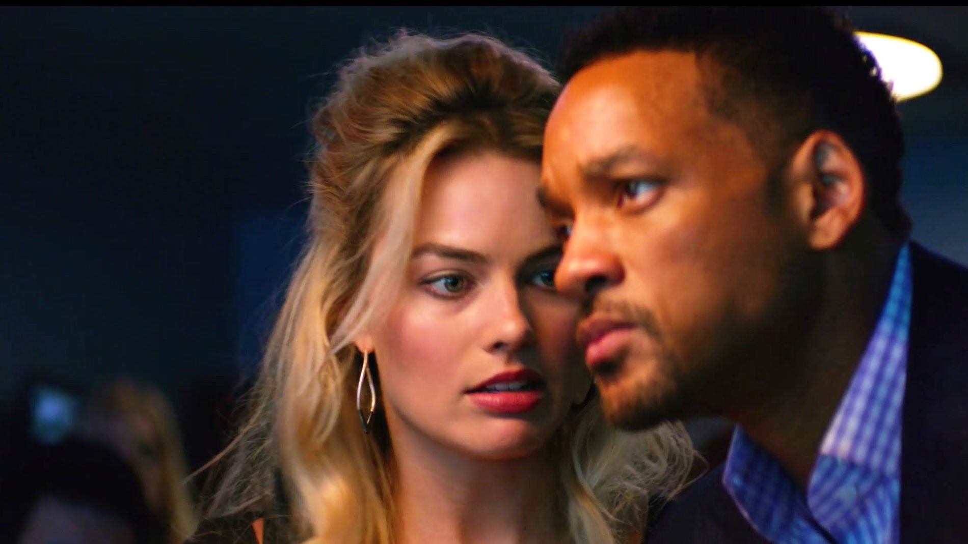 Margot Robbie y Will Smith en 'Focus'