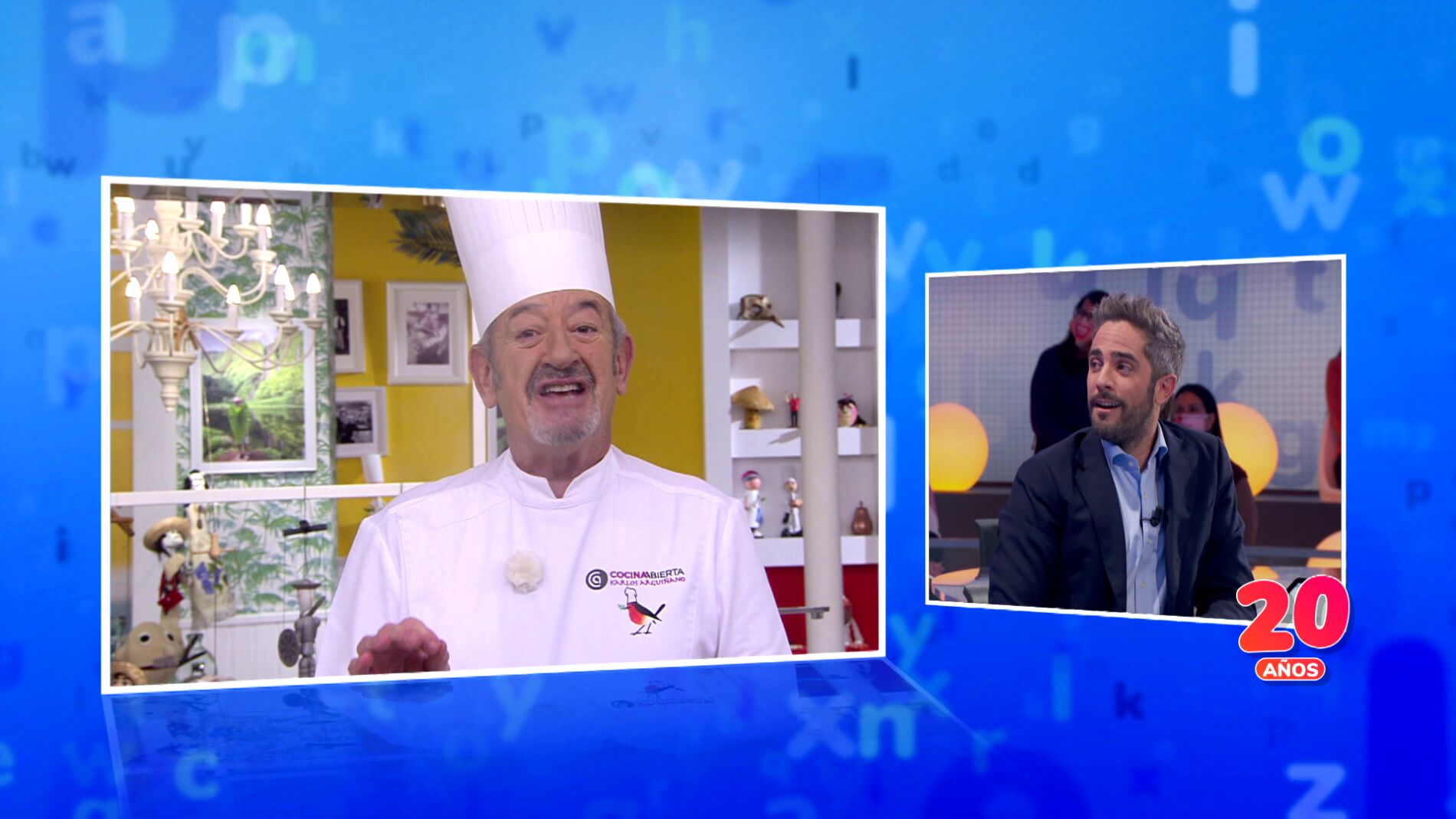 Una &lsquo;Sopa de Letras&rsquo; de &ldquo;rechupete&rdquo;: El consejo de Karlos Argui&ntilde;ano en el &lsquo;Especial 20 aniversario&rsquo; de &lsquo;Pasapalabra&rsquo;