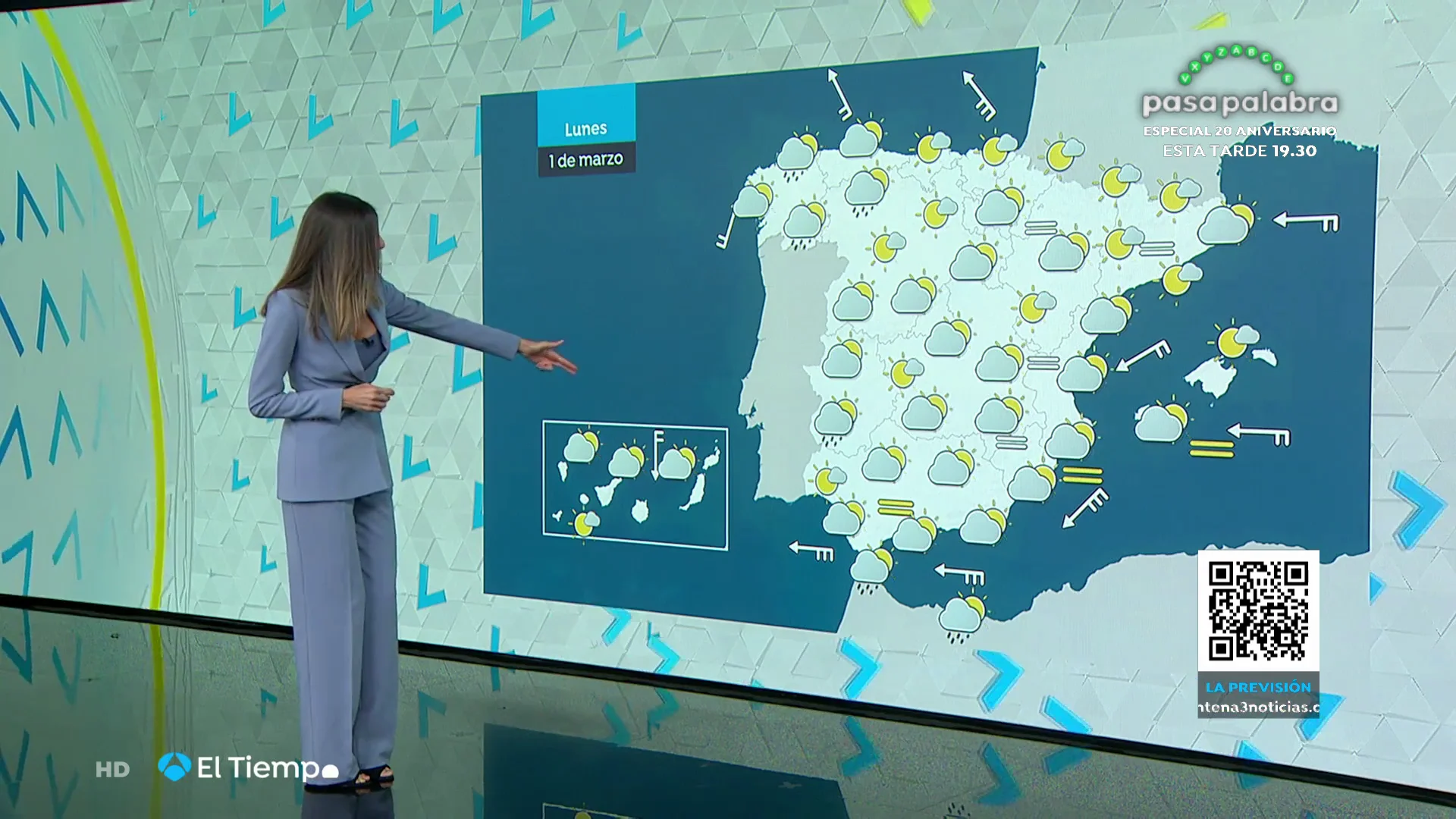 Tu Tiempo (28-02-21) Intervalos de viento fuerte en el litoral gallego, el de Andaluc&iacute;a oriental y el Estrecho