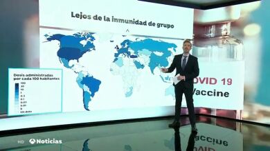 El mapa de la vacunación mundial contra el coronavirus