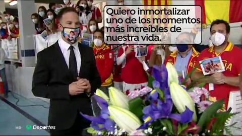 La emocionante pedida de mano de un socorrista a su pareja en el Campeonato de salvamento de Espa&ntilde;a