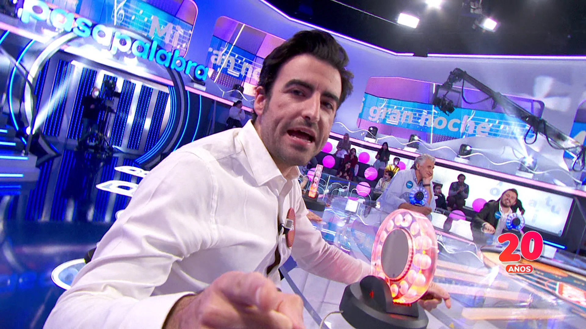 Rafa Castaño celebra ‘su gran noche’ en ‘Pasapalabra’ Especial 20 aniversario de 'Pasapalabra'
