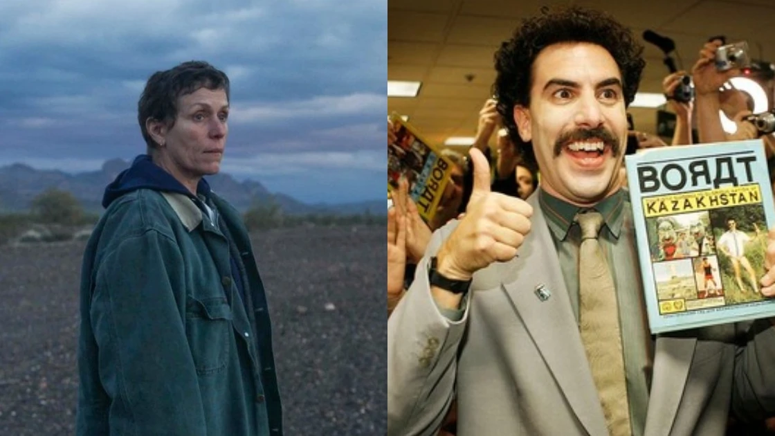 'Nomadland' y 'Borat, película film secuela' 'Nomadland' y 'Borat, película film secuela'