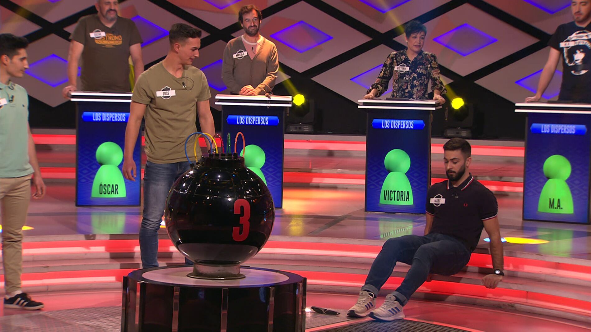 &iexcl;El plat&oacute; convertido en un gimnasio! Los &lsquo;J-Cobs&rsquo; ense&ntilde;an en &lsquo;&iexcl;Boom!&rsquo; ejercicios para hacer en casa 