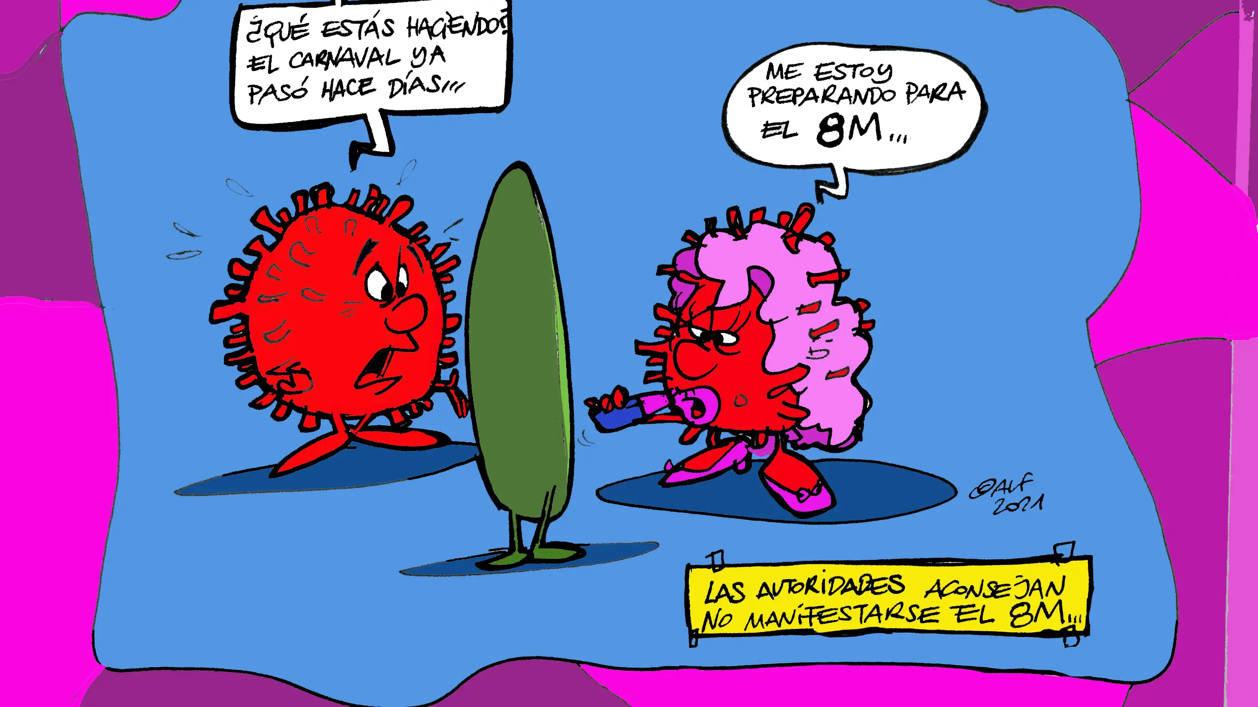 El 8M, en la vi&ntilde;eta gr&aacute;fica de la semana