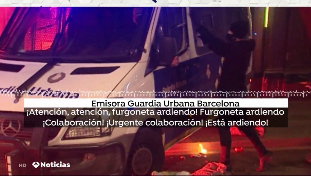 La angustiosa llamada de los policías de la Guardia Urbana atacados en Barcelona