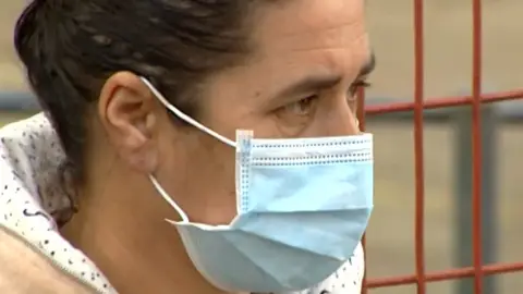 Mari Ángeles, superviviente del incendio en Nerva. Incendio en Nerva