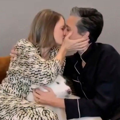 Jodie Foster durante los Globos de Oro 2021