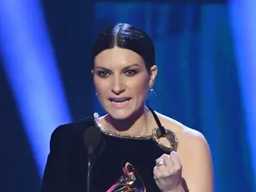 La cantante Laura Pausini en los Grammy La cantante Laura Pausini en los Grammy
