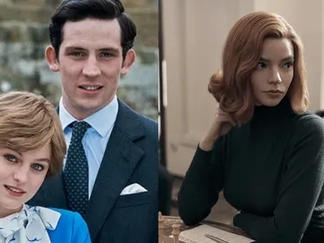 'The Crown' y 'Gambito de dama' 'The Crown' y 'Gambito de dama'