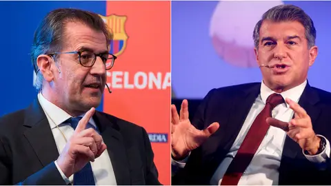 Toni Freixa y Joan Laporta Toni Freixa y Joan Laporta
