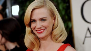 January Jones con su Versace en 2011