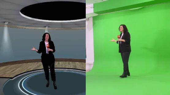 Así se construyen los escenarios virtuales de numerosos eventos en plena pandemia del coronavirus Así se construyen los escenarios virtuales de numerosos eventos en plena pandemia del coronavirus