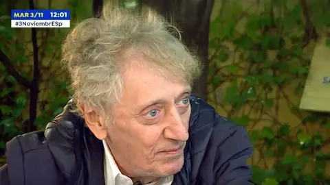 Enrique San Francisco, en su última entrevista en Antena 3. Enrique San Francisco