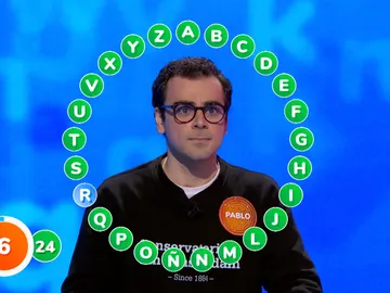 Pablo enloquece el plató a falta de una única palabra para completar ‘El Rosco’, ¿sabrá el apellido del biólogo? Pablo enloquece el plató a falta de una única palabra para completar ‘El Rosco’, ¿sabrá el apellido del biólogo?