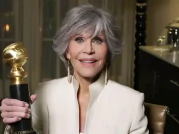 Jane Fonda en los Globos de Oro 2021 Jane Fonda en los Globos de Oro 2021