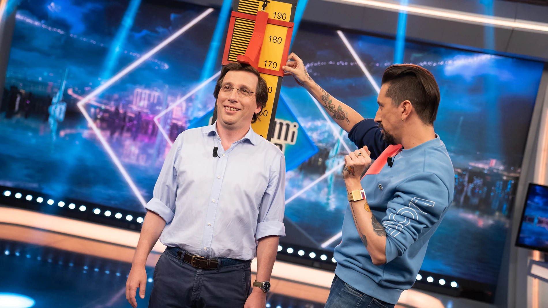 ¡Duelo de altura! La divertida competición entre José Luis Martínez-Almeida y Pablo Motos