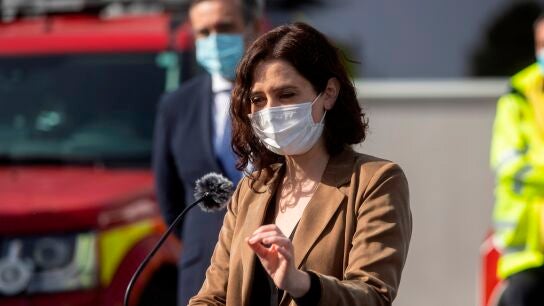 La presidenta de la Comunidad de Madrid, Isabel D&iacute;az Ayuso