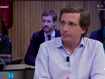 José Luis Martínez-Almeida, en su visita en El Hormiguero: "Lo importante no es la sede del PP sino la calle" José Luis Martínez-Almeida, en su visita en El Hormiguero: "Lo importante no es la sede del PP sino la calle"