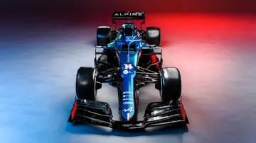 Una imagen del monoplaza de Alpine que pilotó Fernando Alonso la pasada temporada