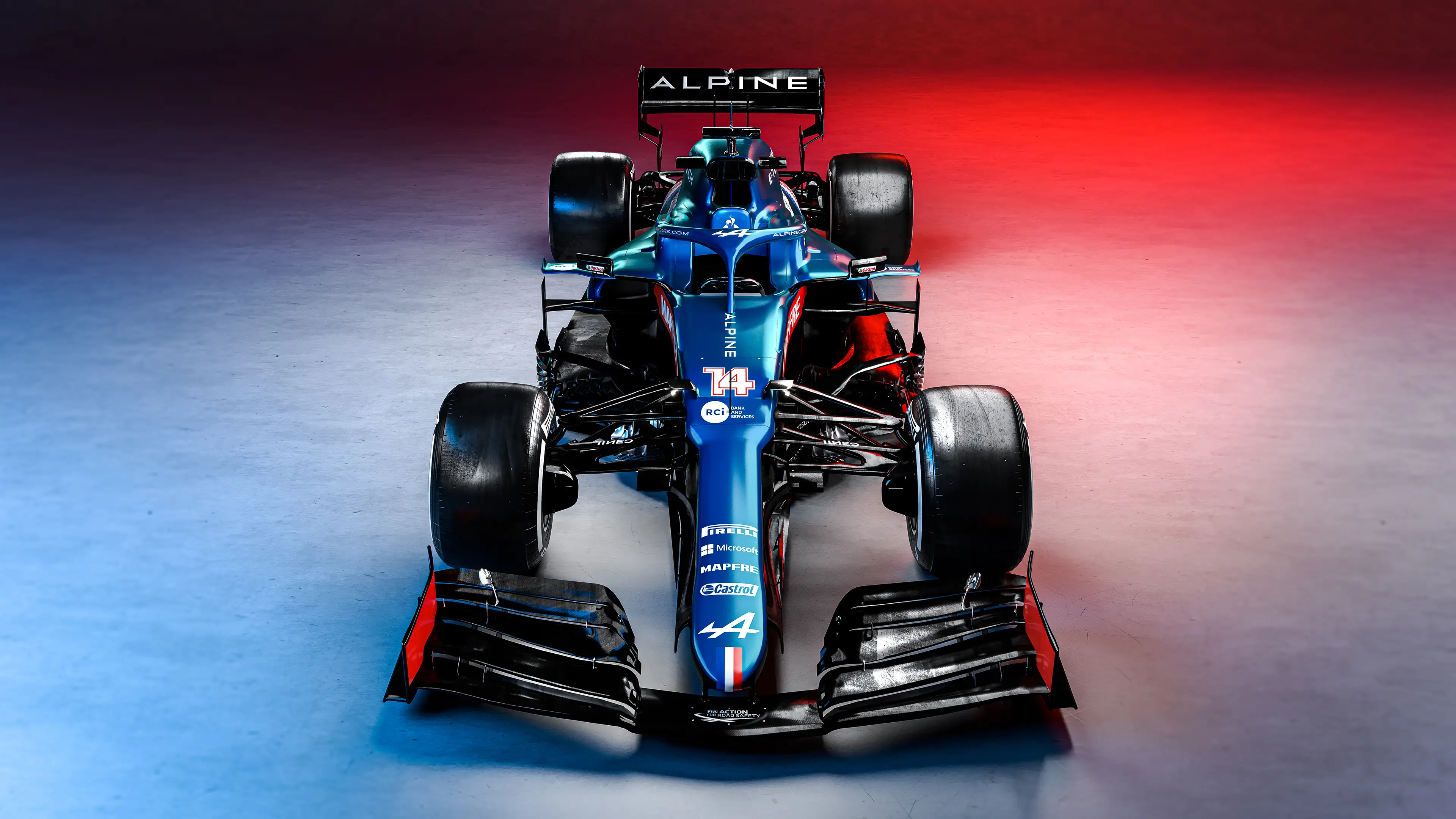 Una imagen del monoplaza de Alpine que pilotó Fernando Alonso la pasada temporada Una imagen del monoplaza de Alpine que pilotó Fernando Alonso la pasada temporada