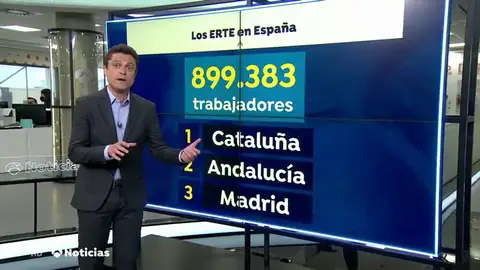 España suma 900.000 personas en ERTE y más de 4 millones de parados España suma 900.000 personas en ERTE y más de 4 millones de parados