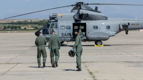 Foto de archivo. Una base militar de EEUU con militares españoles. Militares