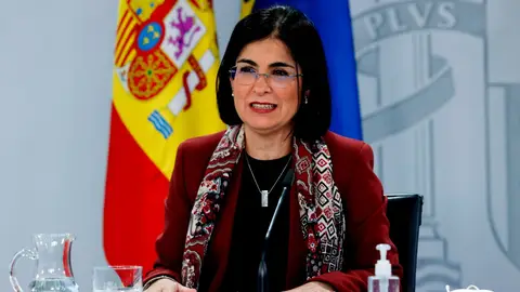 Carolina Darias, en rueda de prensa este miércoles. Coronavirus