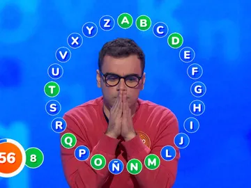 Inusual comienzo de Pablo: solo ocho aciertos y hasta siete 'pasapalabra' seguidas en 'El Rosco' Inusual comienzo de Pablo: solo ocho aciertos y hasta siete 'pasapalabra' seguidas en 'El Rosco'