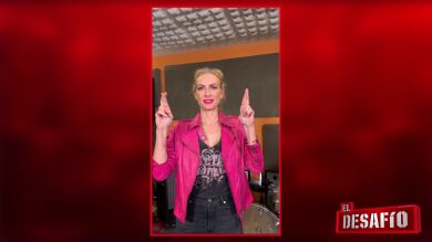 Kira Miró cruza los dedos en sus ensayos con la batería en 'El Desafío'