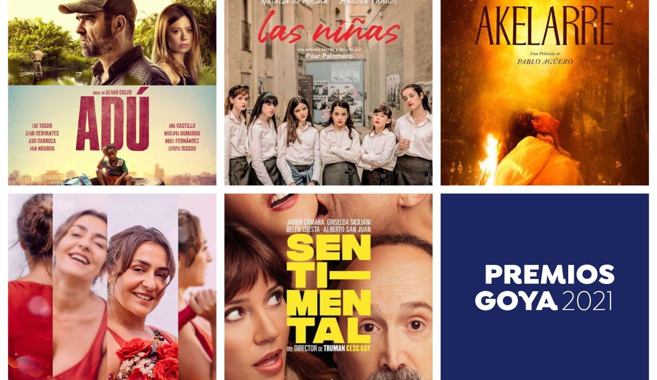 Premios Goya 2021: Dónde ver las películas nominadas a los Goya