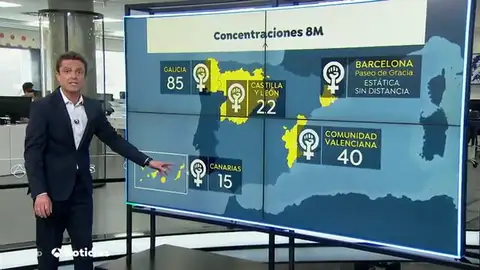 Madrid prohíbe las manifestaciones del 8M, pero ¿qué ocurrirá en otras comunidades? Madrid prohíbe las manifestaciones del 8M, pero ¿qué ocurrirá en otras comunidades?