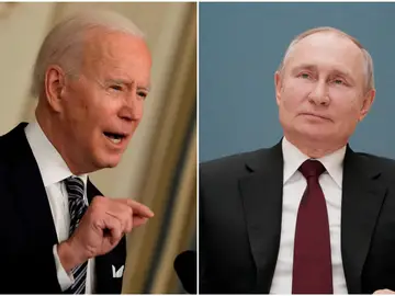 Joe Biden y Vladimir Putin Joe Biden y Vladimir Putin
