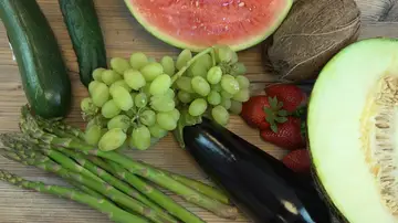 Calorías de frutas y verduras