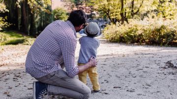 Padre con su hijo