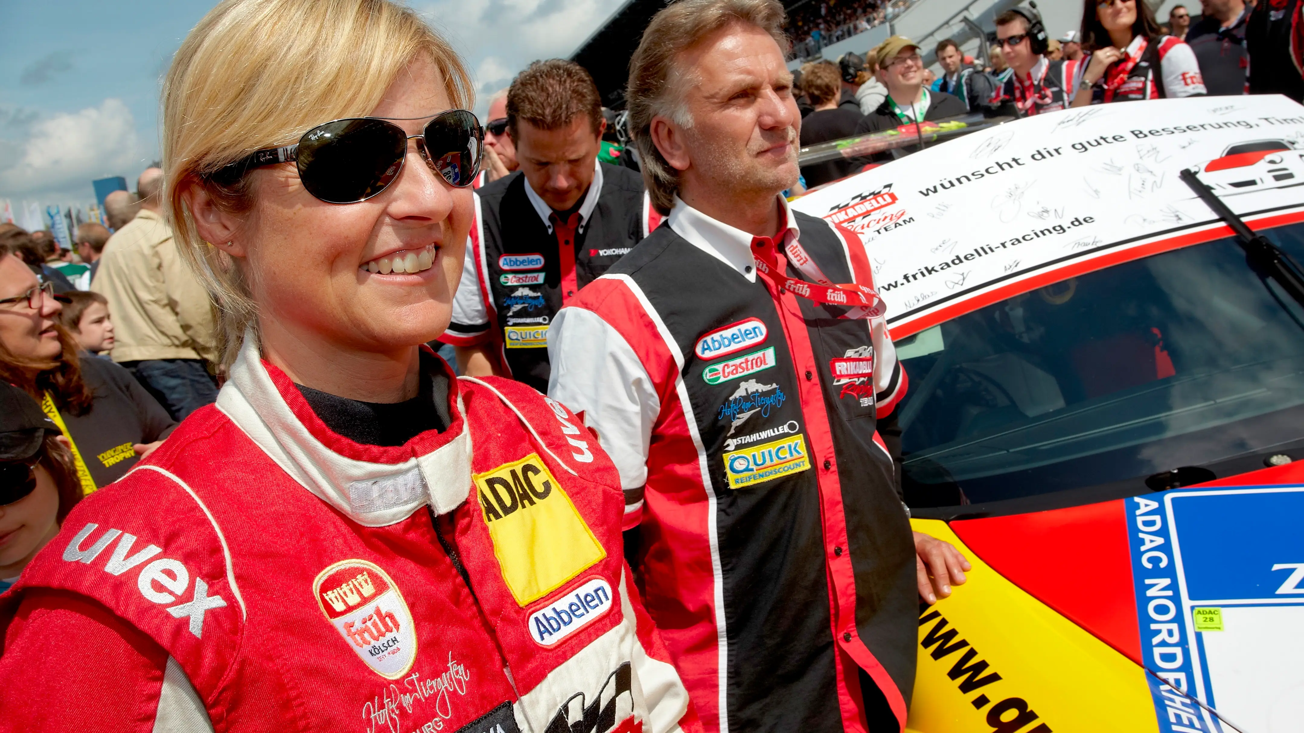La piloto alemana Sabine Schmitz
