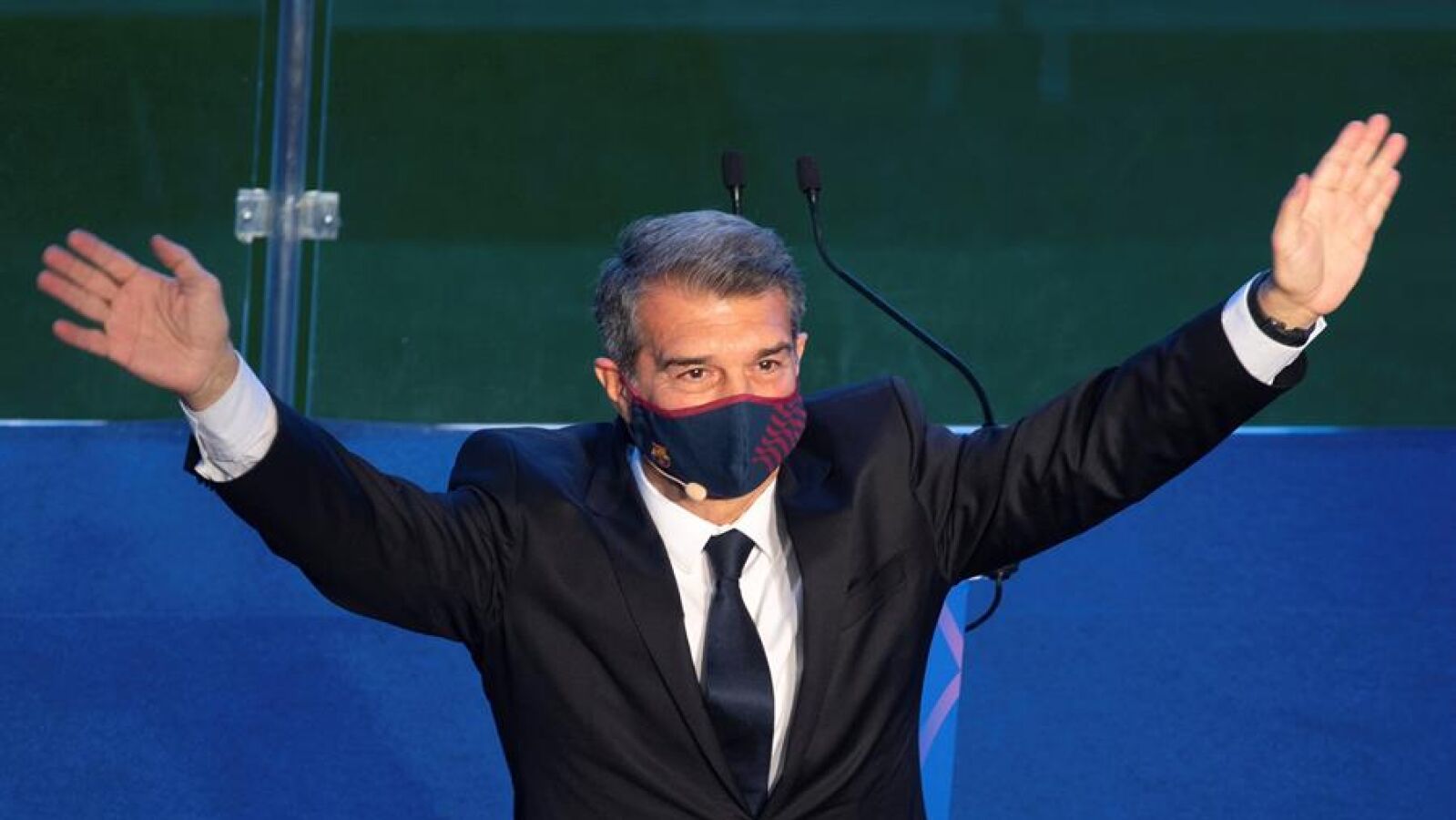 El mensaje de Laporta a Messi en su investidura como presidente del Barcelona: 