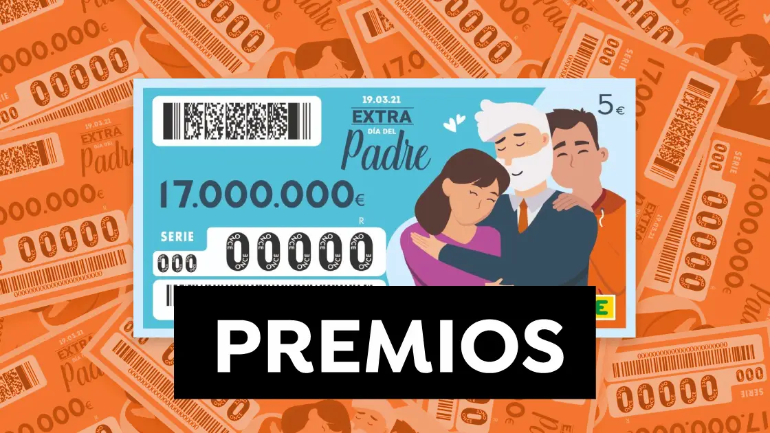 Sorteo Extra del Día del Padre de la ONCE 2021: Premios y probabilidad de ganar el 19 de marzo Sorteo Extra del Día del Padre de la ONCE 2021: Premios y probabilidad de ganar el 19 de marzo