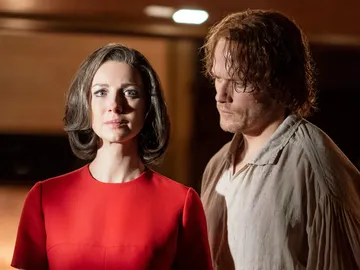 Caitriona Balfe y Sam Heughan como Claire y Jamie en 'Outlander' Caitriona Balfe y Sam Heughan como Claire y Jamie en 'Outlander'