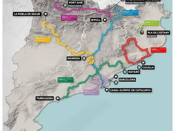 Volta a Catalunya 2021: recorrido y etapas de la carrera Volta a Catalunya 2021: recorrido y etapas de la carrera