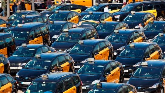 Taxistas de Barcelona 